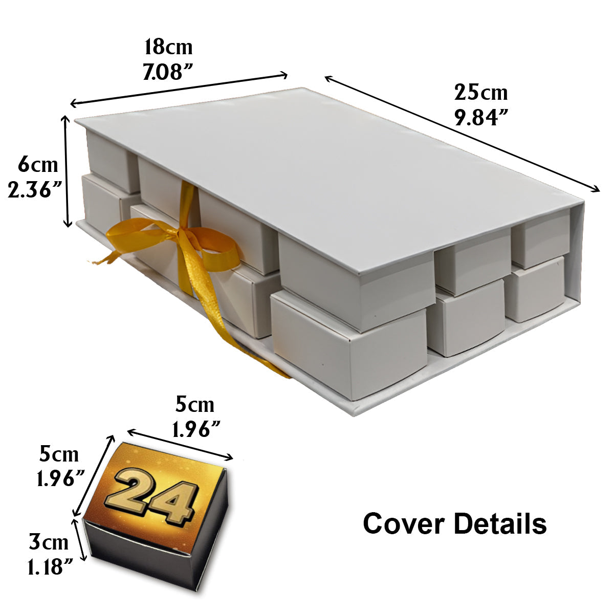 Highland Cow Advent Calendar 2025 - Highland Cow Folded Advent Calendar With Ornaments