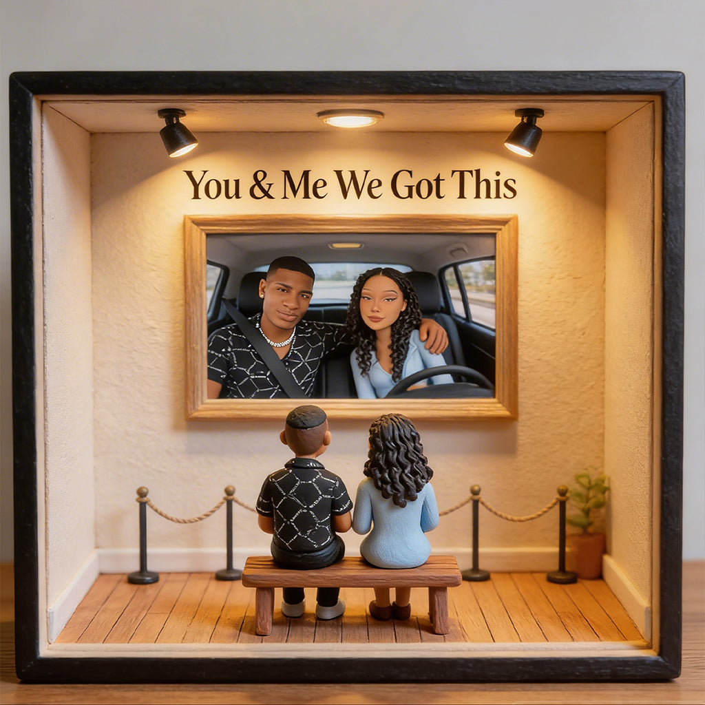 Our Moment - Personalized Couple Custom Shaped Acrylic Plaque