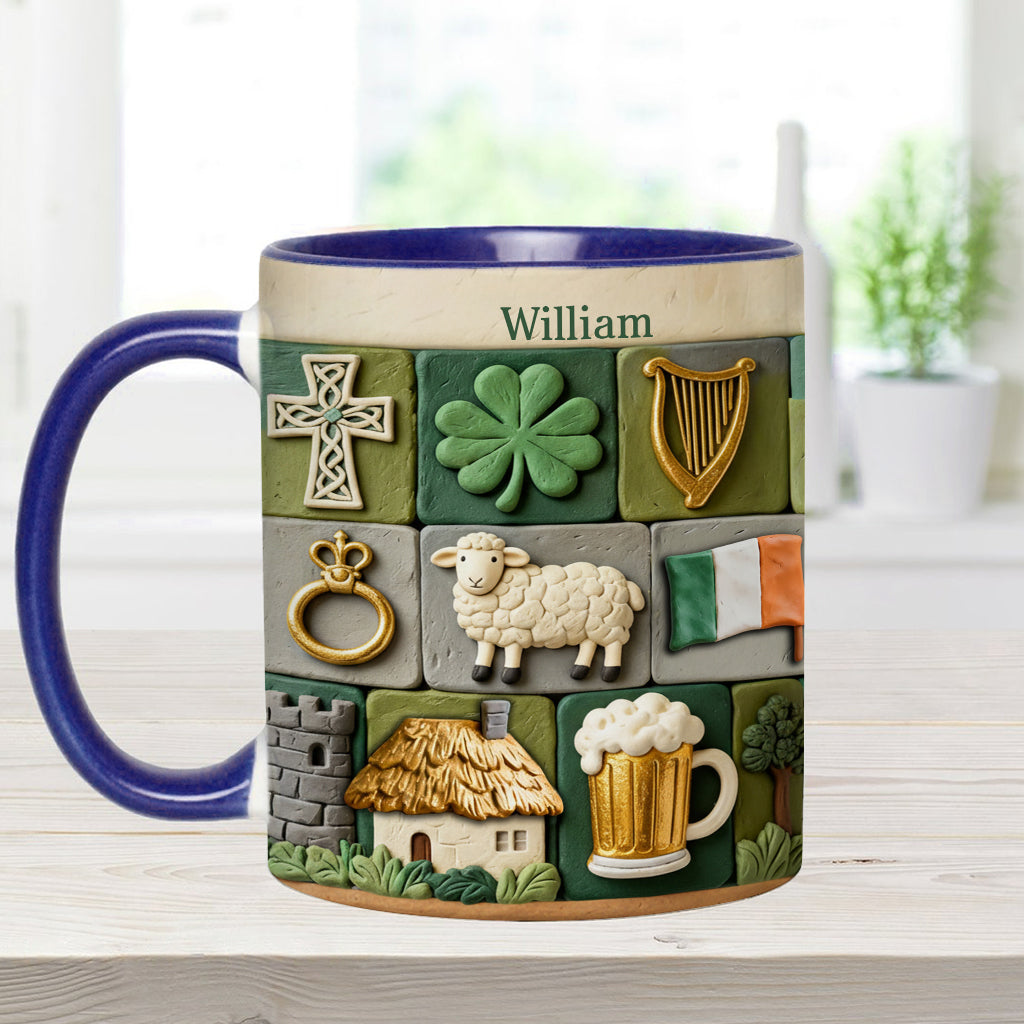 Irish Heritage - Personalized Irish Accent Mug & Coaster