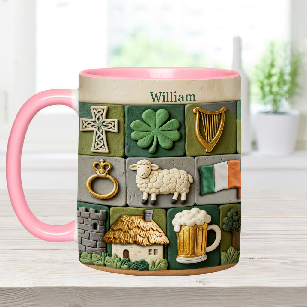 Irish Heritage - Personalized Irish Accent Mug & Coaster