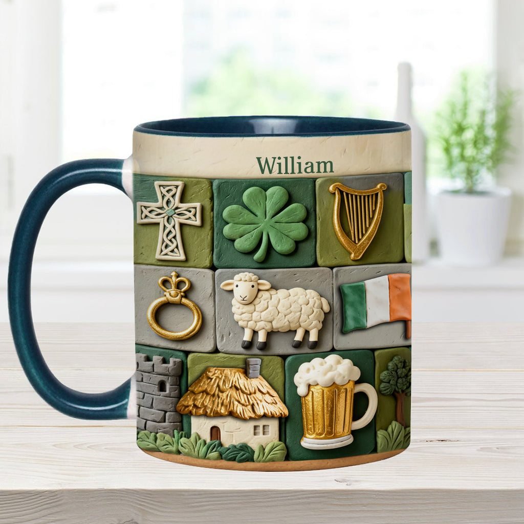 Irish Heritage - Personalized Irish Accent Mug & Coaster