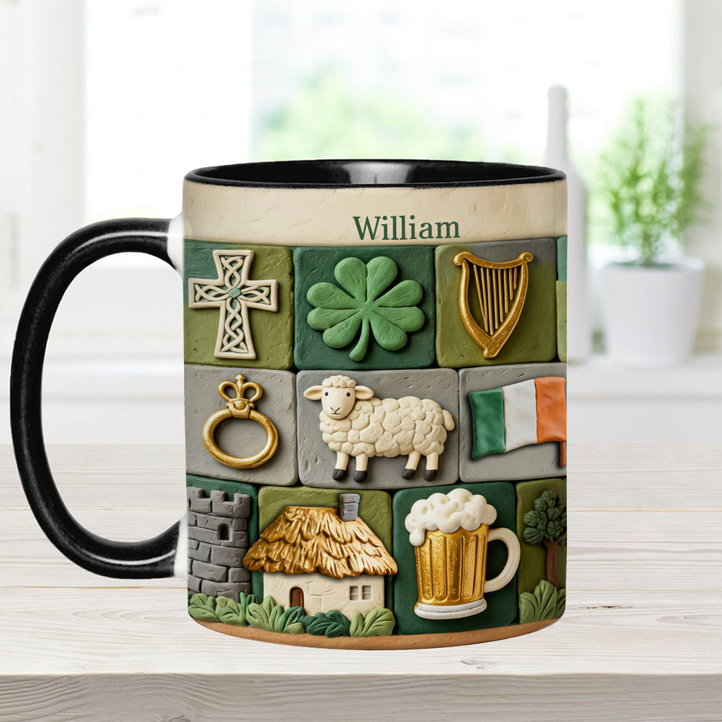 Irish Heritage - Personalized Irish Accent Mug & Coaster