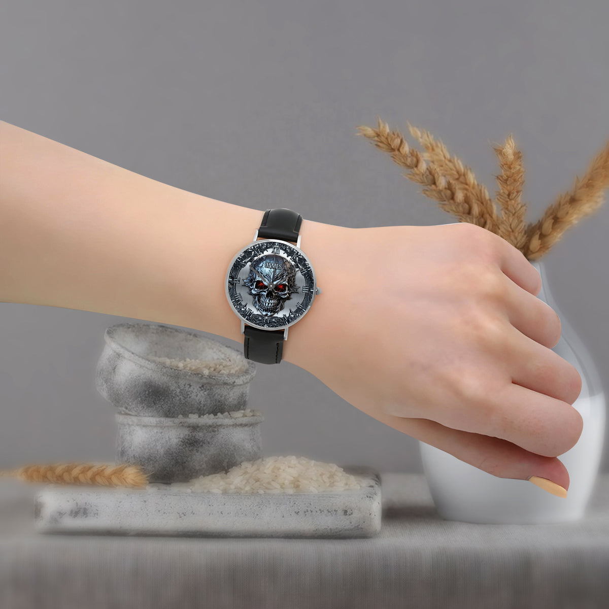 SkullTime - Personalized Skull Hand Watch