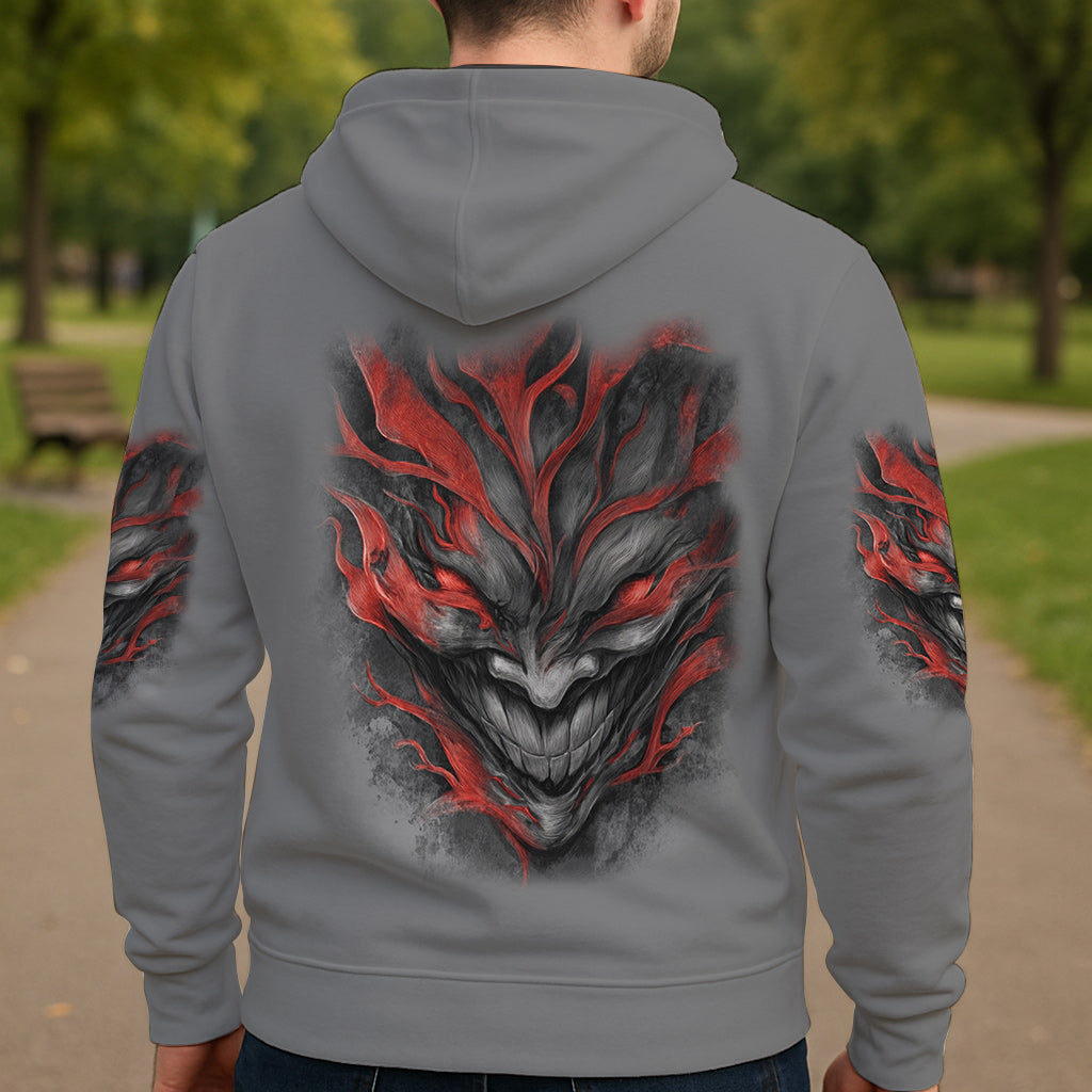 I'm Never Alone - Personalized Skull All Over Shirt