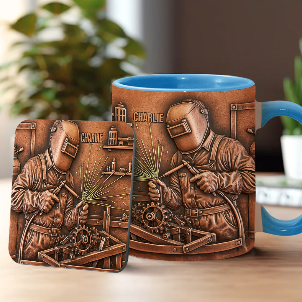 Strongest Welder - Personalized Welder Accent Mug