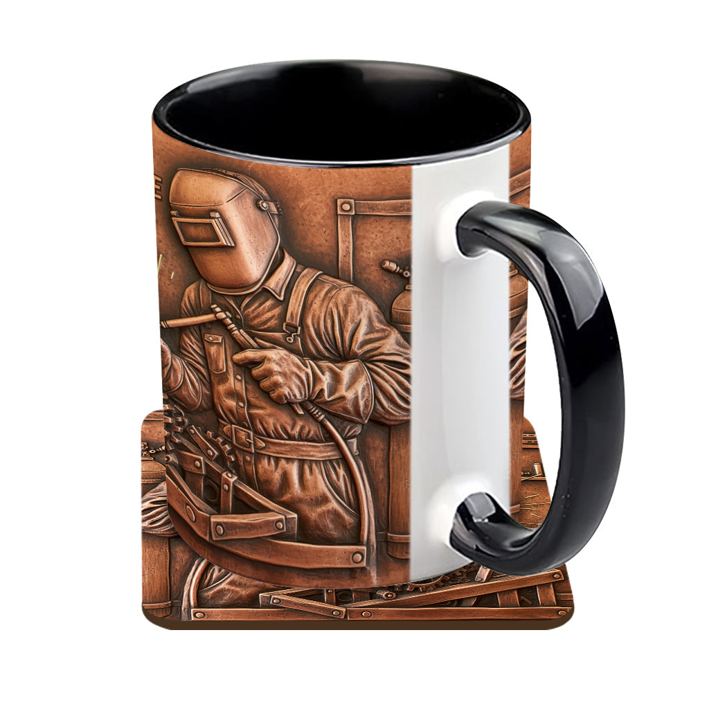 Strongest Welder - Personalized Welder Accent Mug