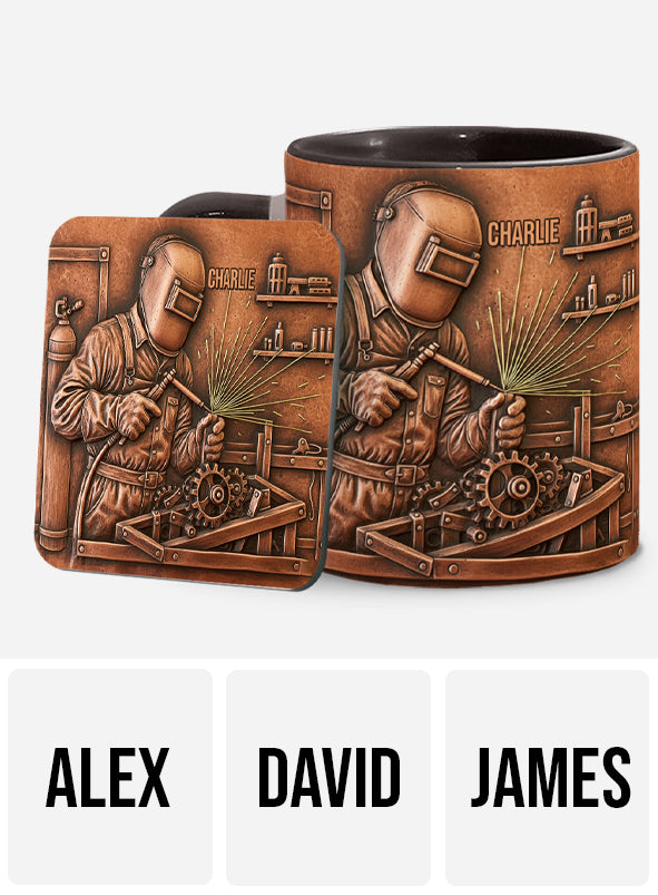 Strongest Welder - Personalized Welder Accent Mug