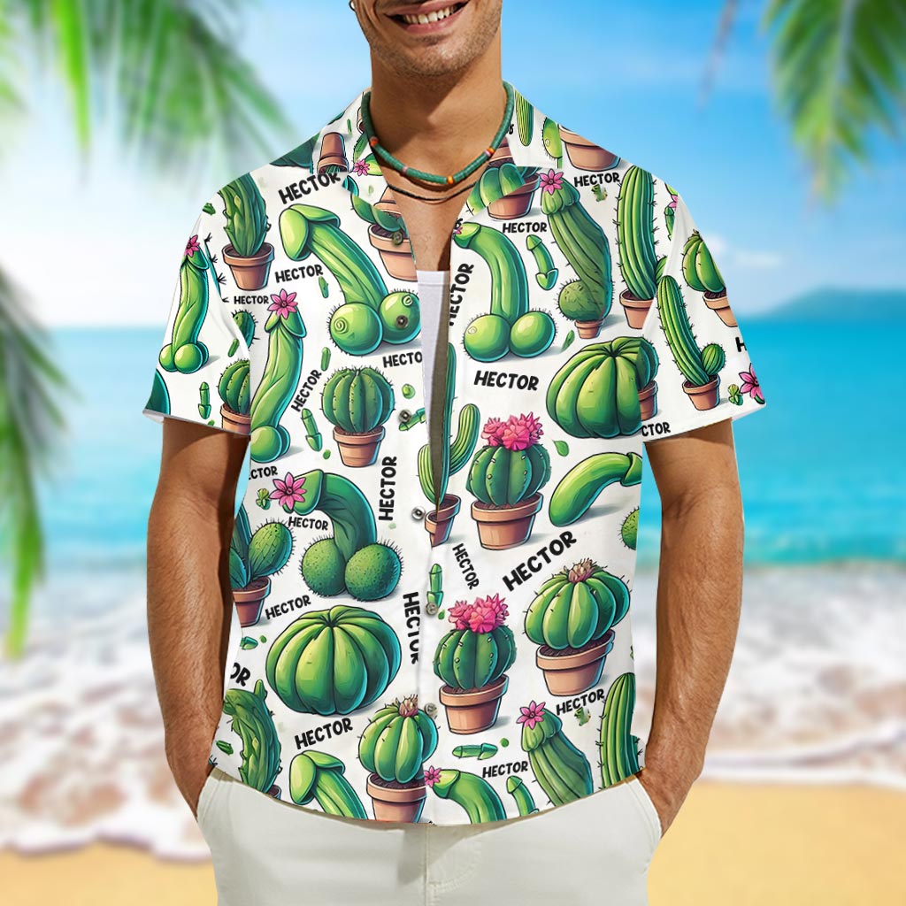 Adult Humor Pattern - Personalized Sea Lover Hawaiian Shirt