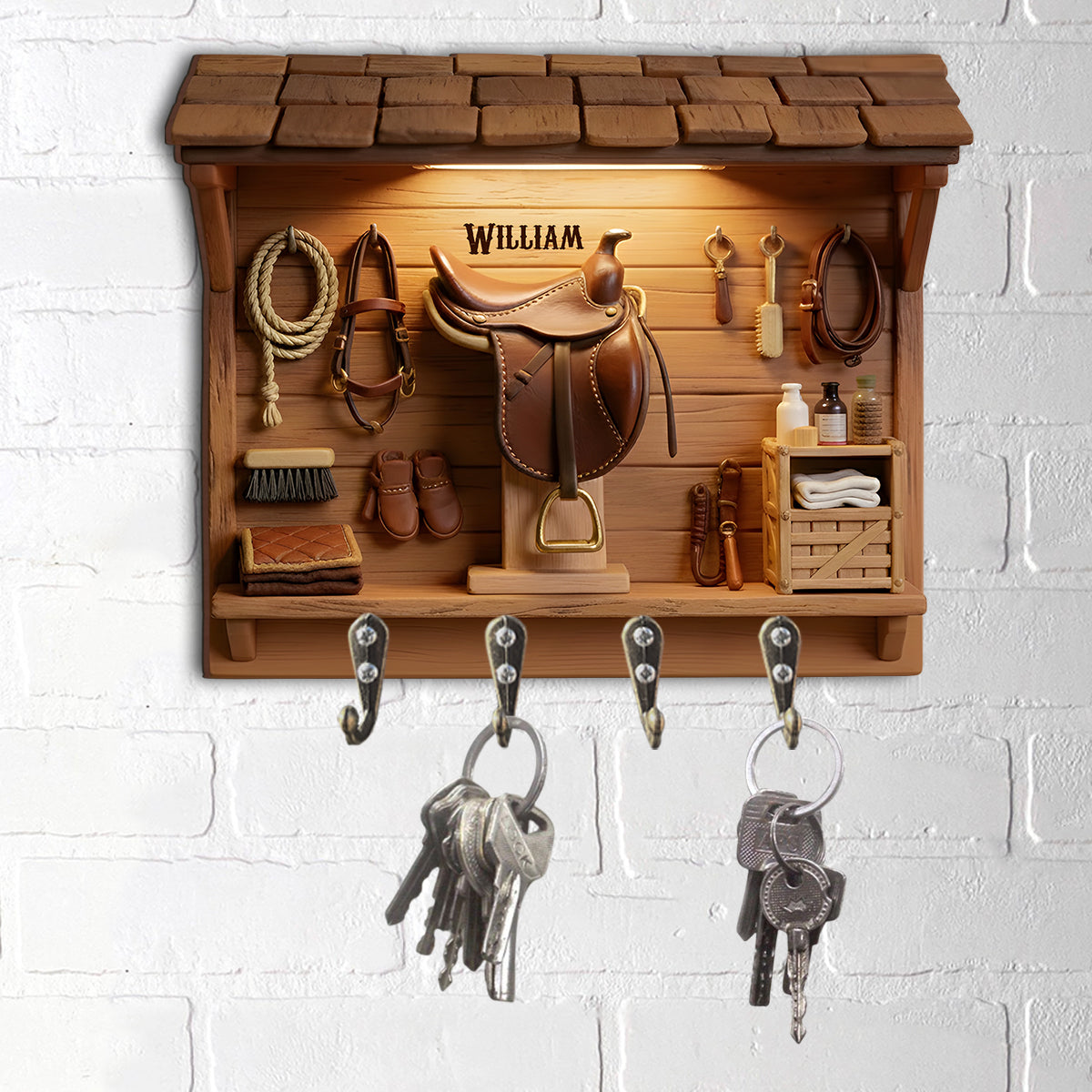 Western Spirit - Personalized Western Outfit Custom Shaped Hanging Rack