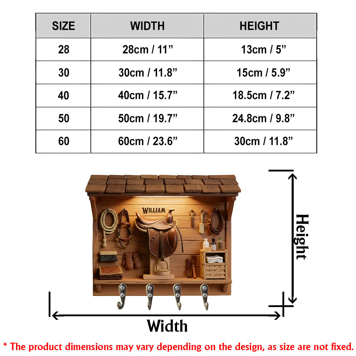 Western Spirit - Personalized Western Outfit Custom Shaped Hanging Rack