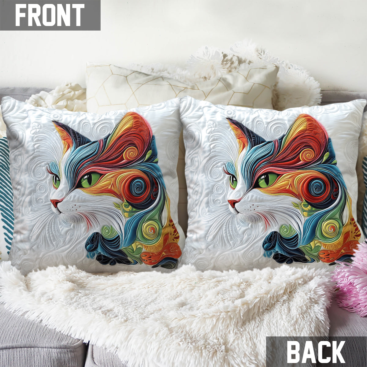 Adorable Cat - Cat Throw Pillow
