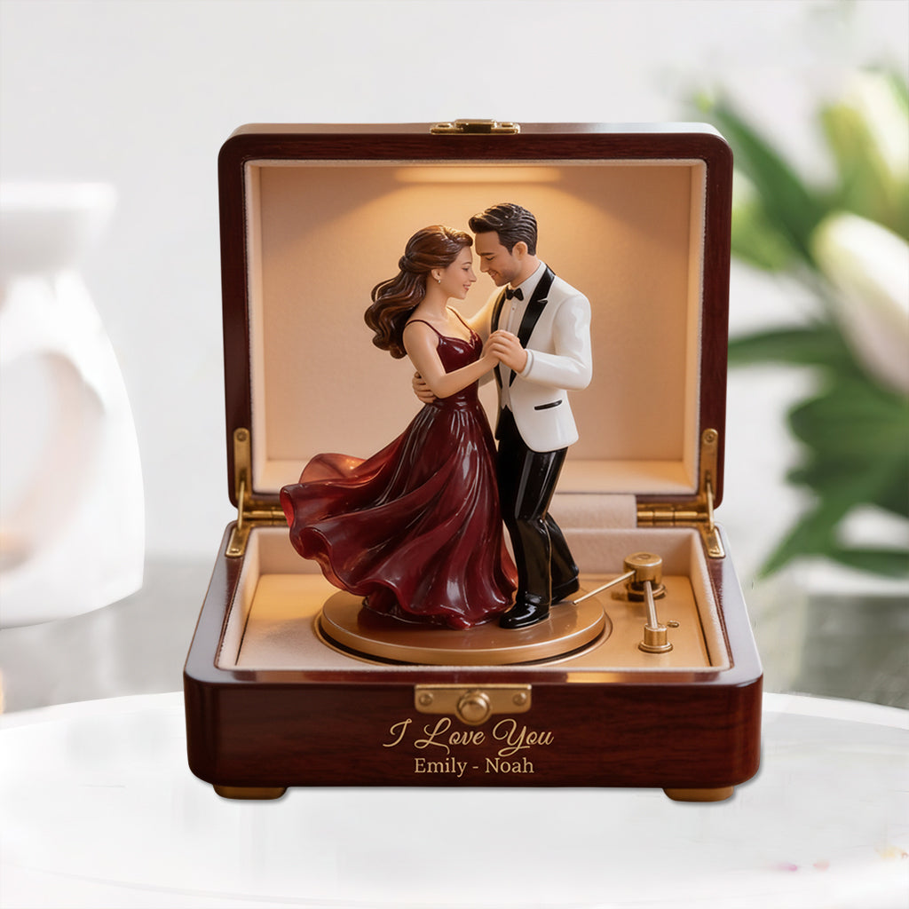 Love You Forever - Personalized Couple Custom Shaped Acrylic Plaque