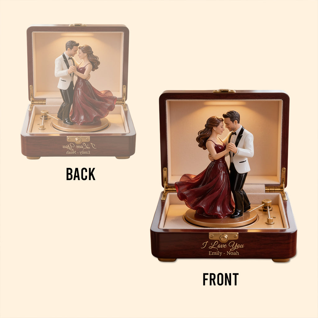 Love You Forever - Personalized Couple Custom Shaped Acrylic Plaque