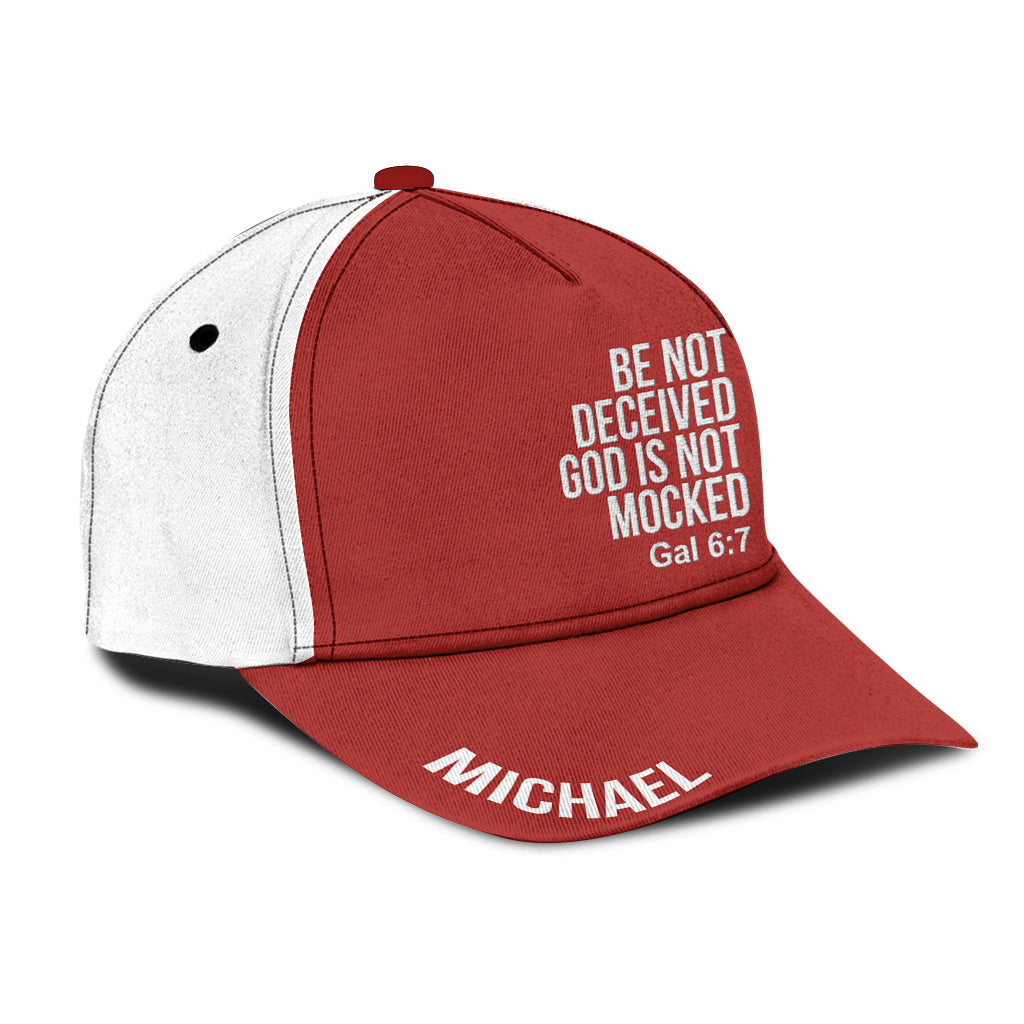 God is Not Mocked - Personalized Christian Classic Cap