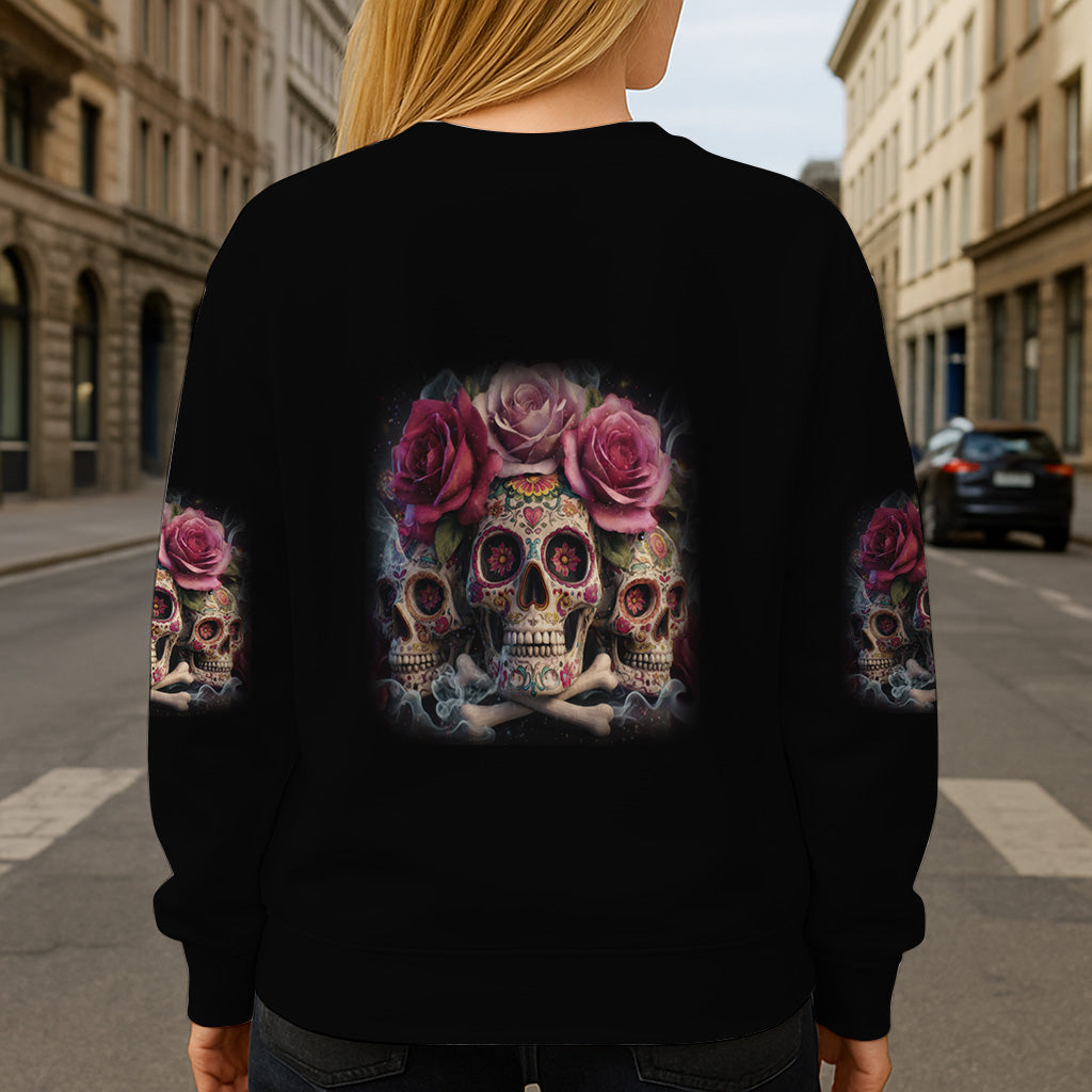 The Good Girl In Me - Personalized Skull All Over Shirt