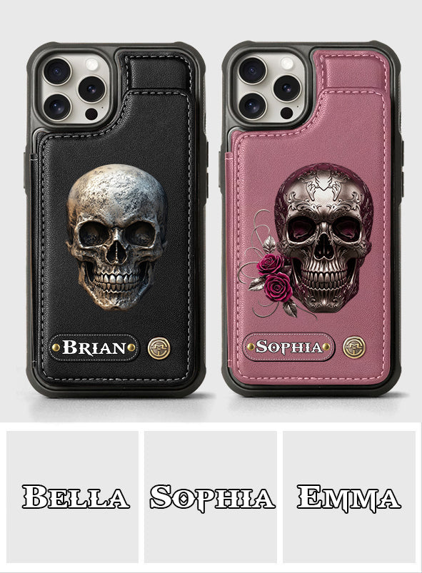 You & Me We Got This - Personalized Skull Wallet Phone Case