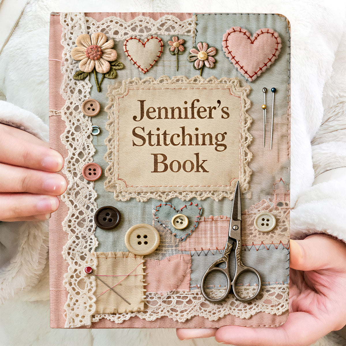 Stitching Book - Personalized Sewing Leather Journal