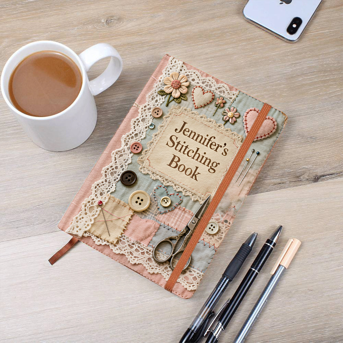 Stitching Book - Personalized Sewing Leather Journal