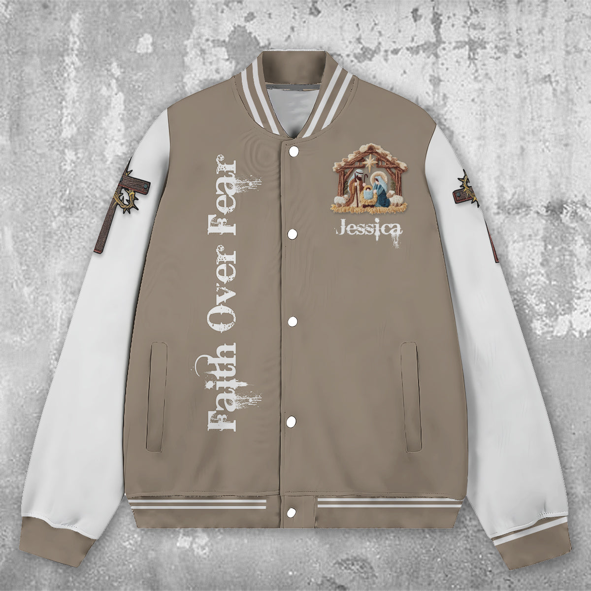Faith - Personalized Christian Varsity Jacket