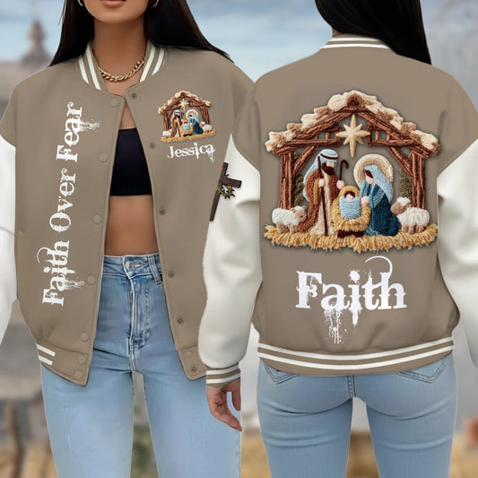 Faith - Personalized Christian Varsity Jacket