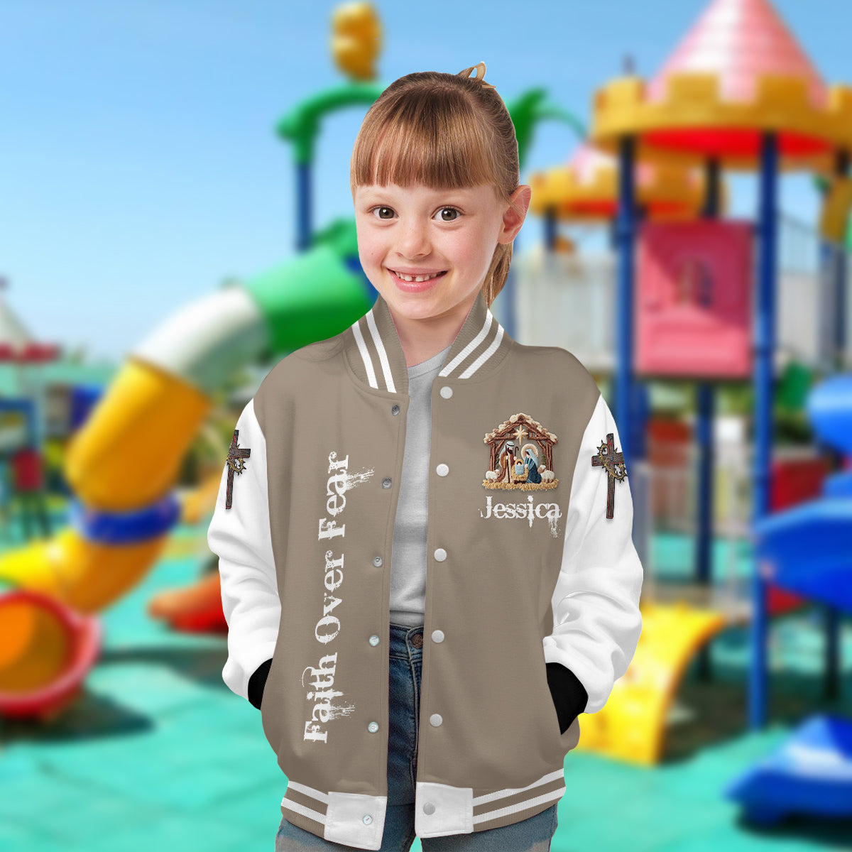 Faith - Personalized Christian Varsity Jacket