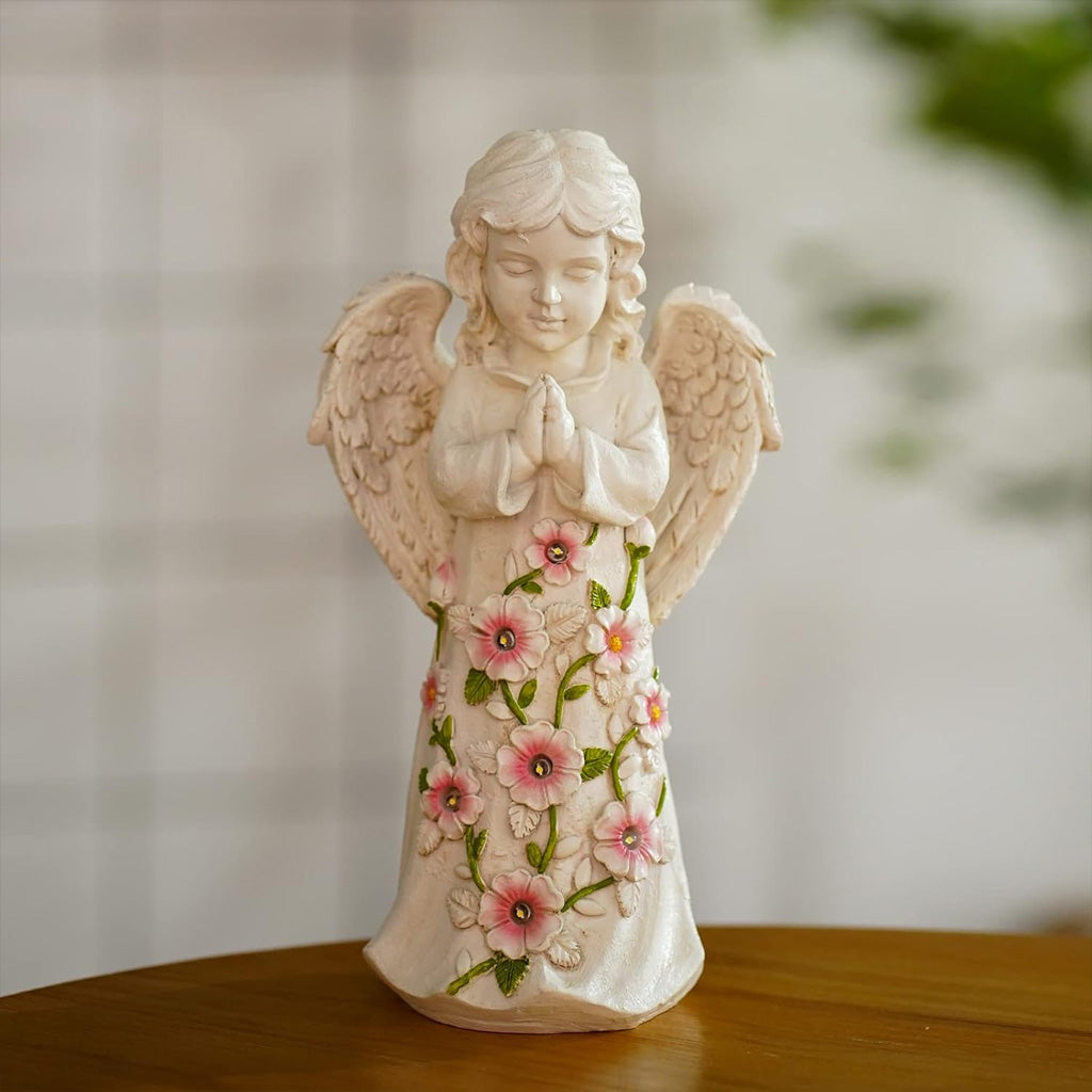 Outdoor Garden Solar Statues Turtle with Succulent and 7 LED Lights