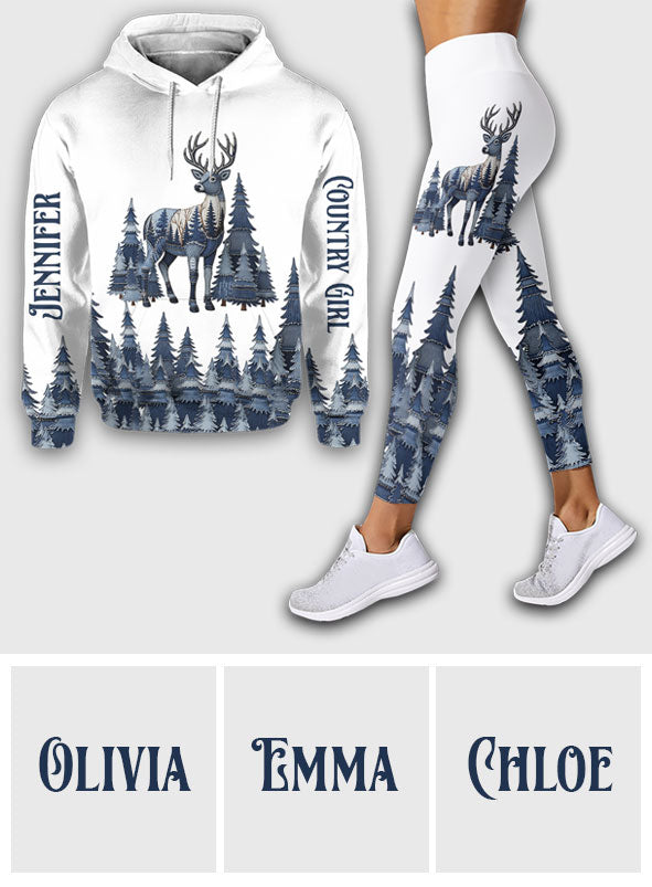 Deer Hunting - Personalized Hunting Hoodie and Leggings