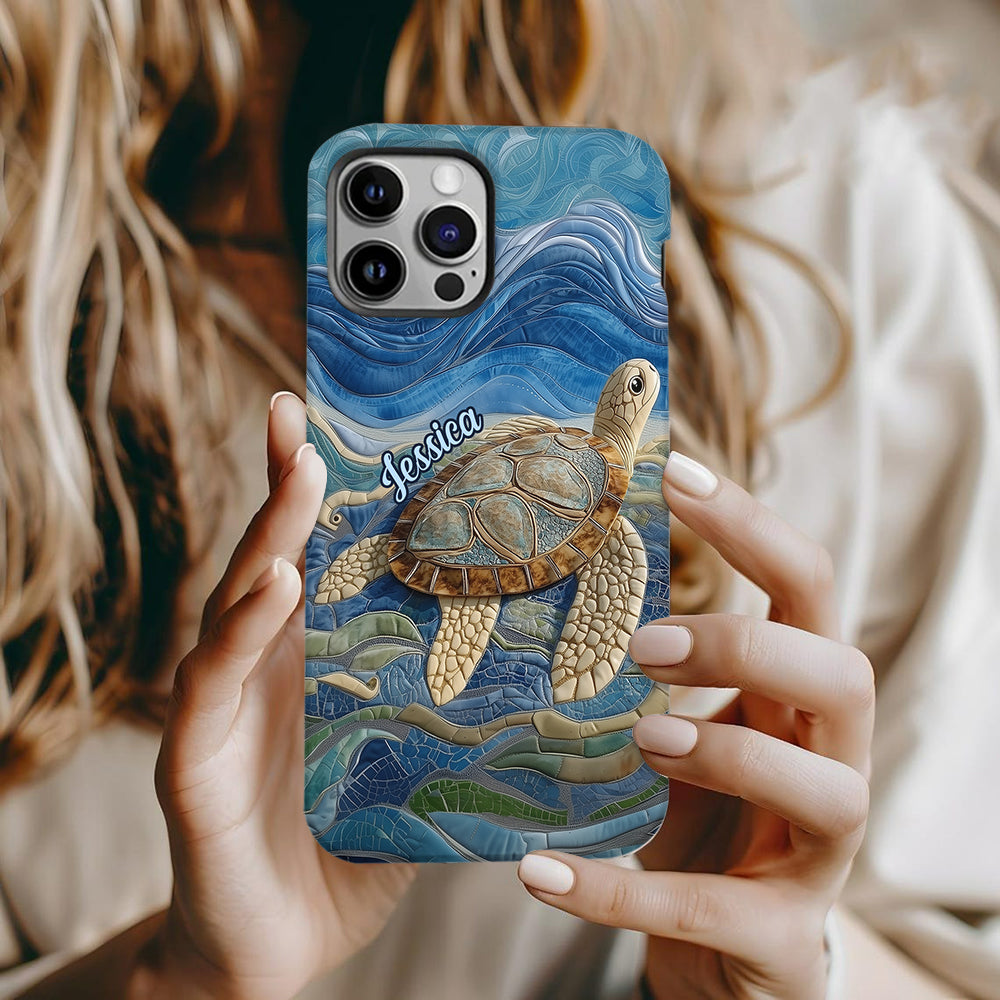 Love Turtles - Personalized Turtle Full Print Phone Case