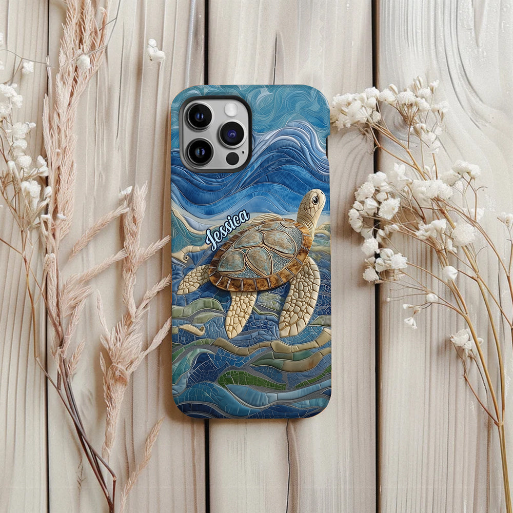 Love Turtles - Personalized Turtle Full Print Phone Case