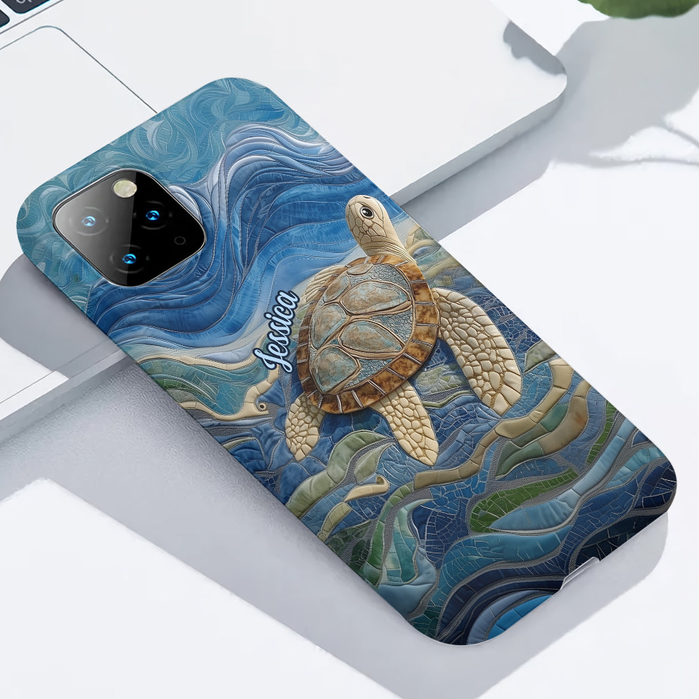 Love Turtles - Personalized Turtle Full Print Phone Case