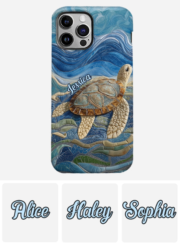 Love Turtles - Personalized Turtle Full Print Phone Case