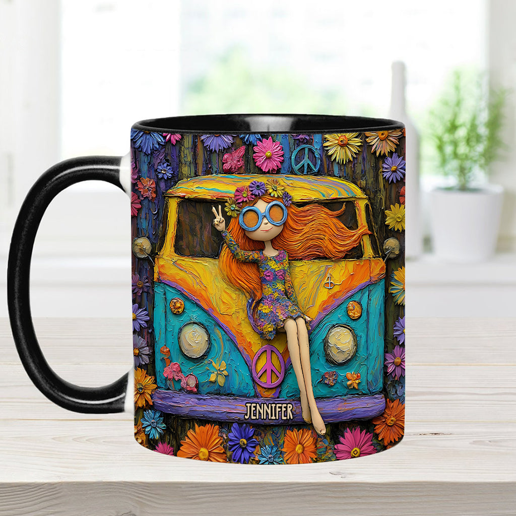 Hippie Souls - Personalized Hippie Accent Mug
