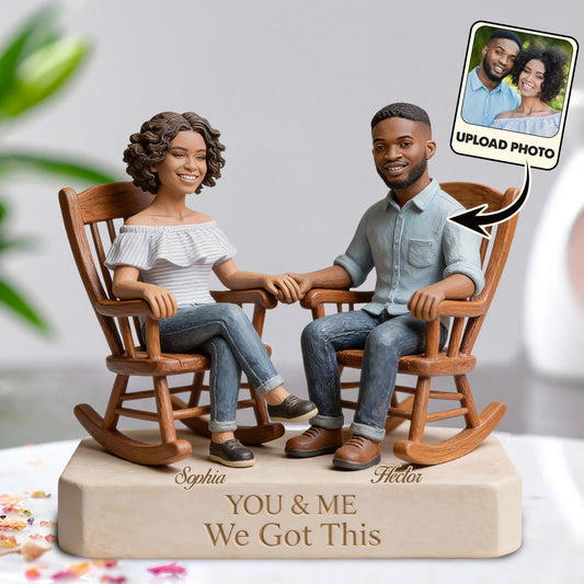 Custom From Any Photo - You And Me We Got This - Personalized Couple Custom Shaped Acrylic Plaque
