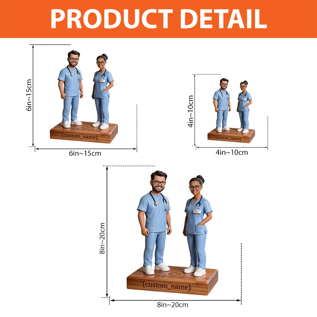 Nurse Gift Idea - Personalized Nurse Custom Shaped Acrylic Plaque