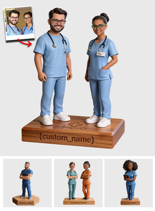 Nurse Gift Idea - Personalized Nurse Custom Shaped Acrylic Plaque