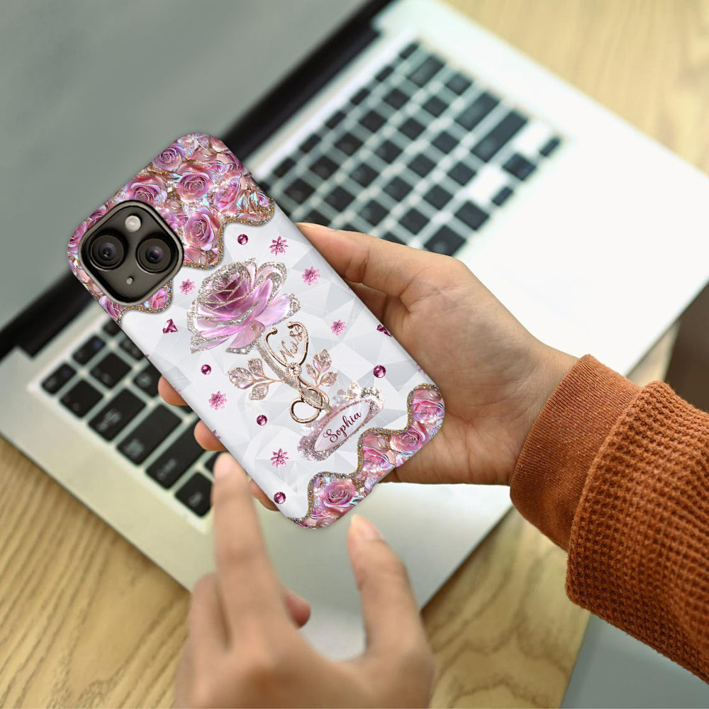 Nurse Life - Personalized Nurse Full Print Phone Case