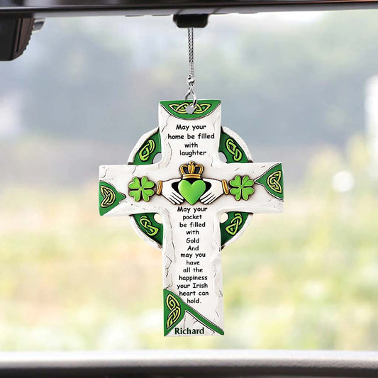 Irish Blessing - Personalized Saint Patrick's Day Car Ornament