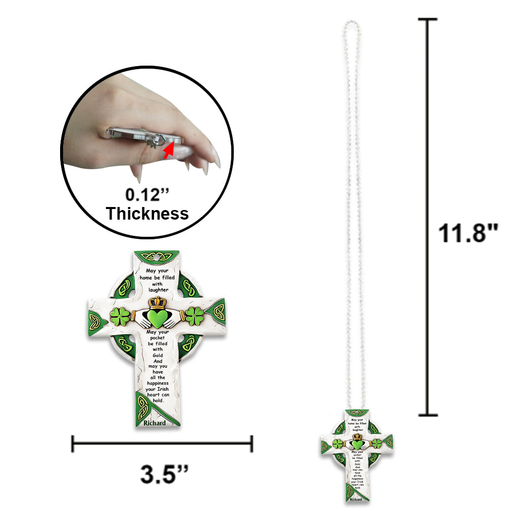 Irish Blessing - Personalized Saint Patrick's Day Car Ornament