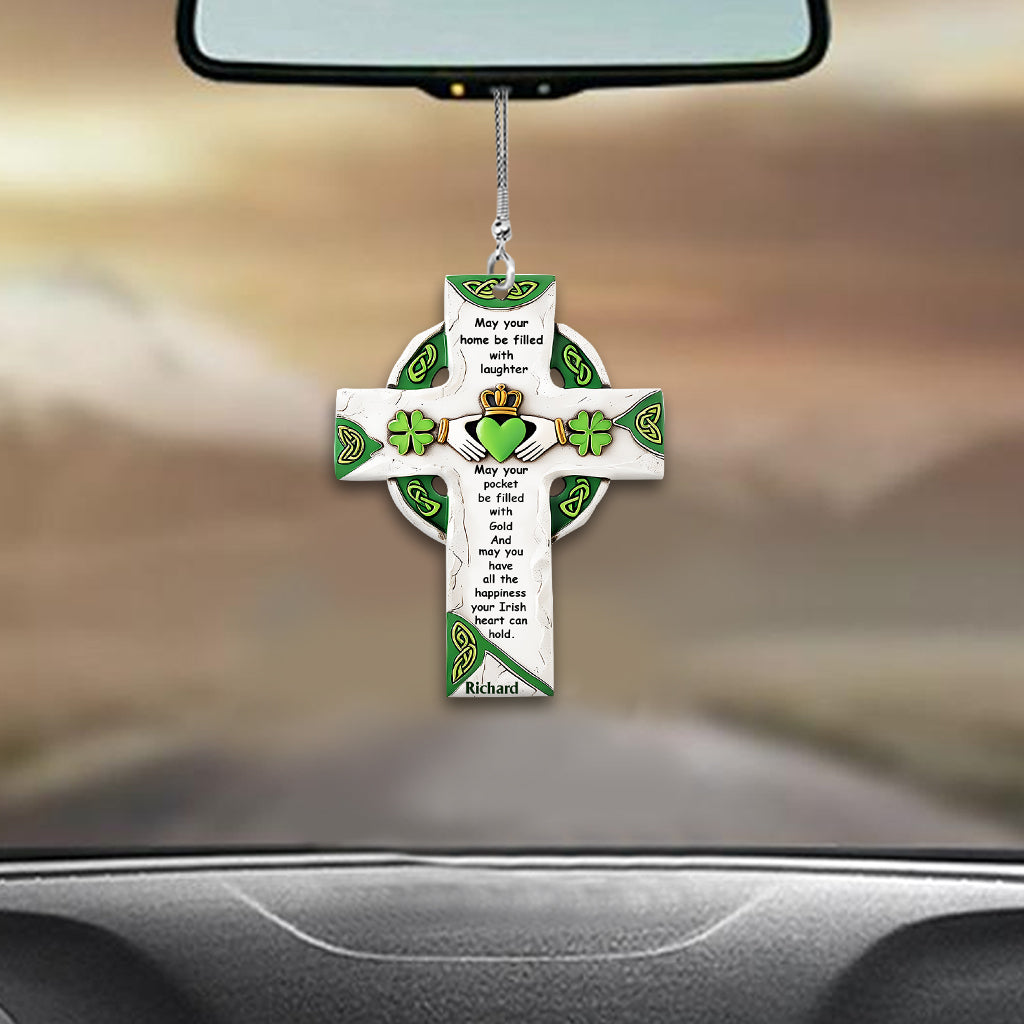 Irish Blessing - Personalized Saint Patrick's Day Car Ornament