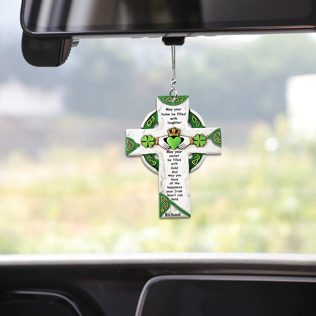Irish Blessing - Personalized Saint Patrick's Day Car Ornament