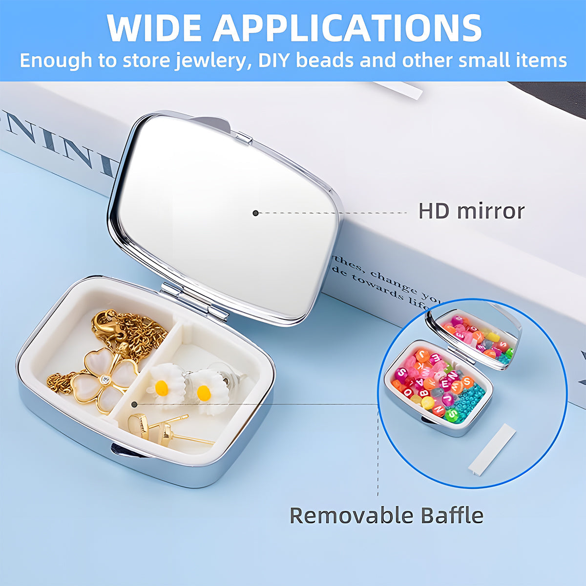 Poisons And Antidotes - Personalized Witch Pill Organizer Box