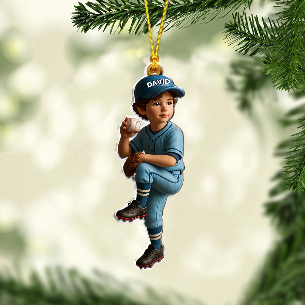 Take Me Out To The Ballgame - Personalized Baseball Ornament