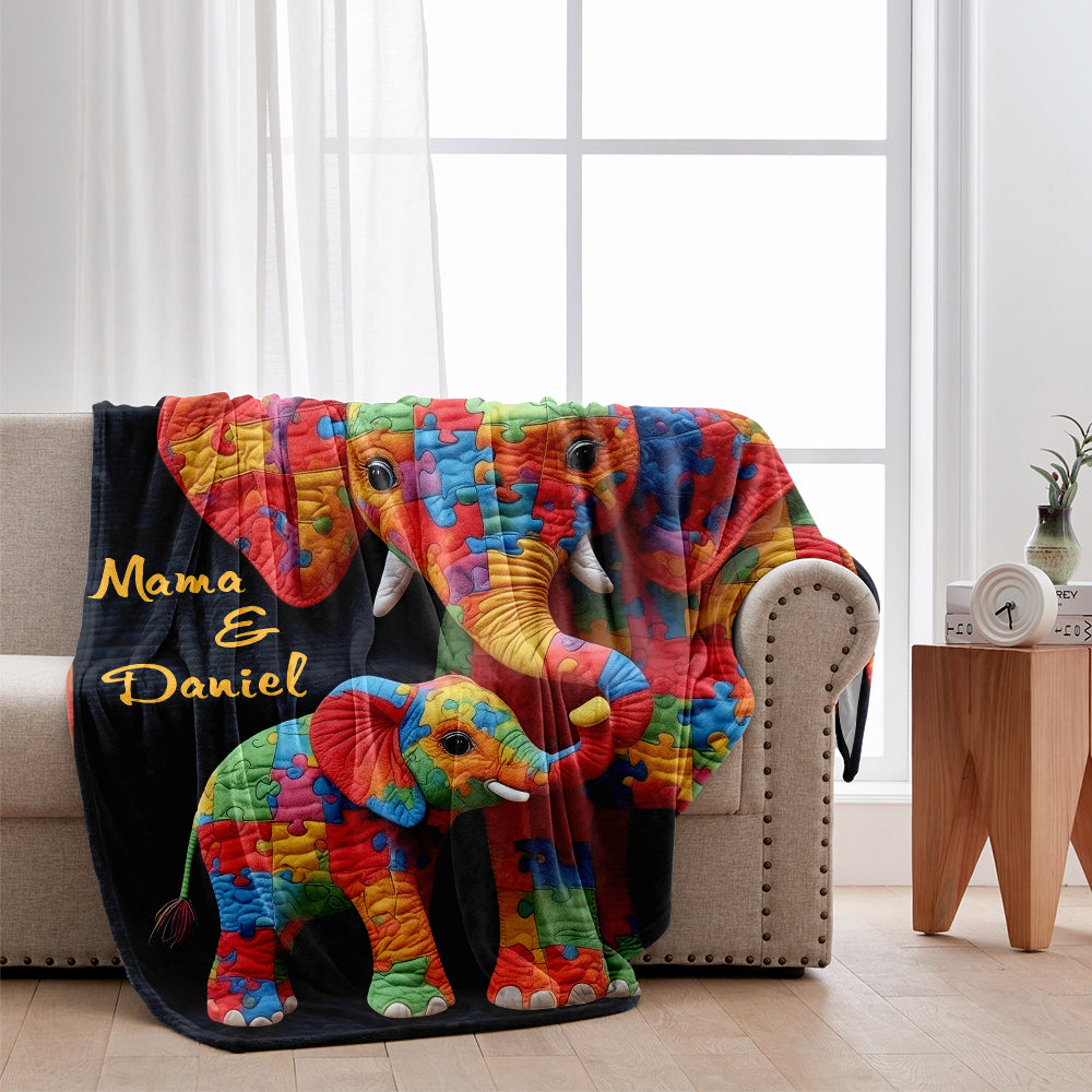 Autism Mama - Personalized Autism Awareness Blanket