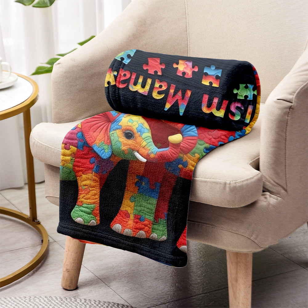 Autism Mama - Personalized Autism Awareness Blanket