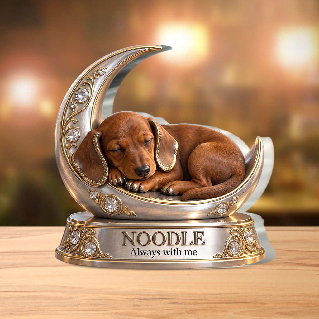 Custom Dog Lover Gift Personalized Pet Portrait Desig, Unique Dog Mom Dad Present for Puppy Owners, Cute Pet Memorial Gift, Personalized Dog Gift - Personalized Dog Custom Shaped Acrylic Plaque