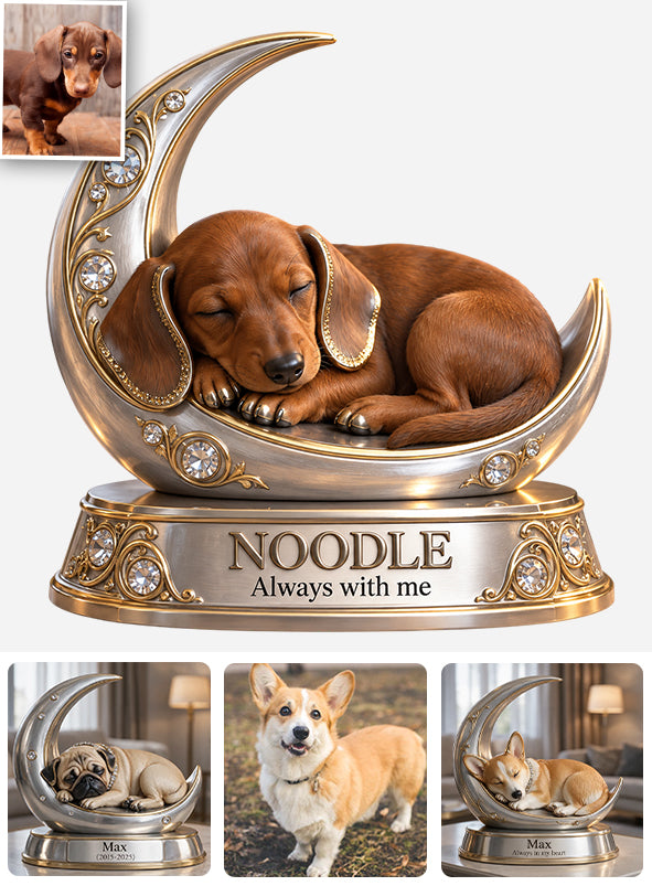 Custom Dog Lover Gift Personalized Pet Portrait Desig, Unique Dog Mom Dad Present for Puppy Owners, Cute Pet Memorial Gift, Personalized Dog Gift - Personalized Dog Custom Shaped Acrylic Plaque
