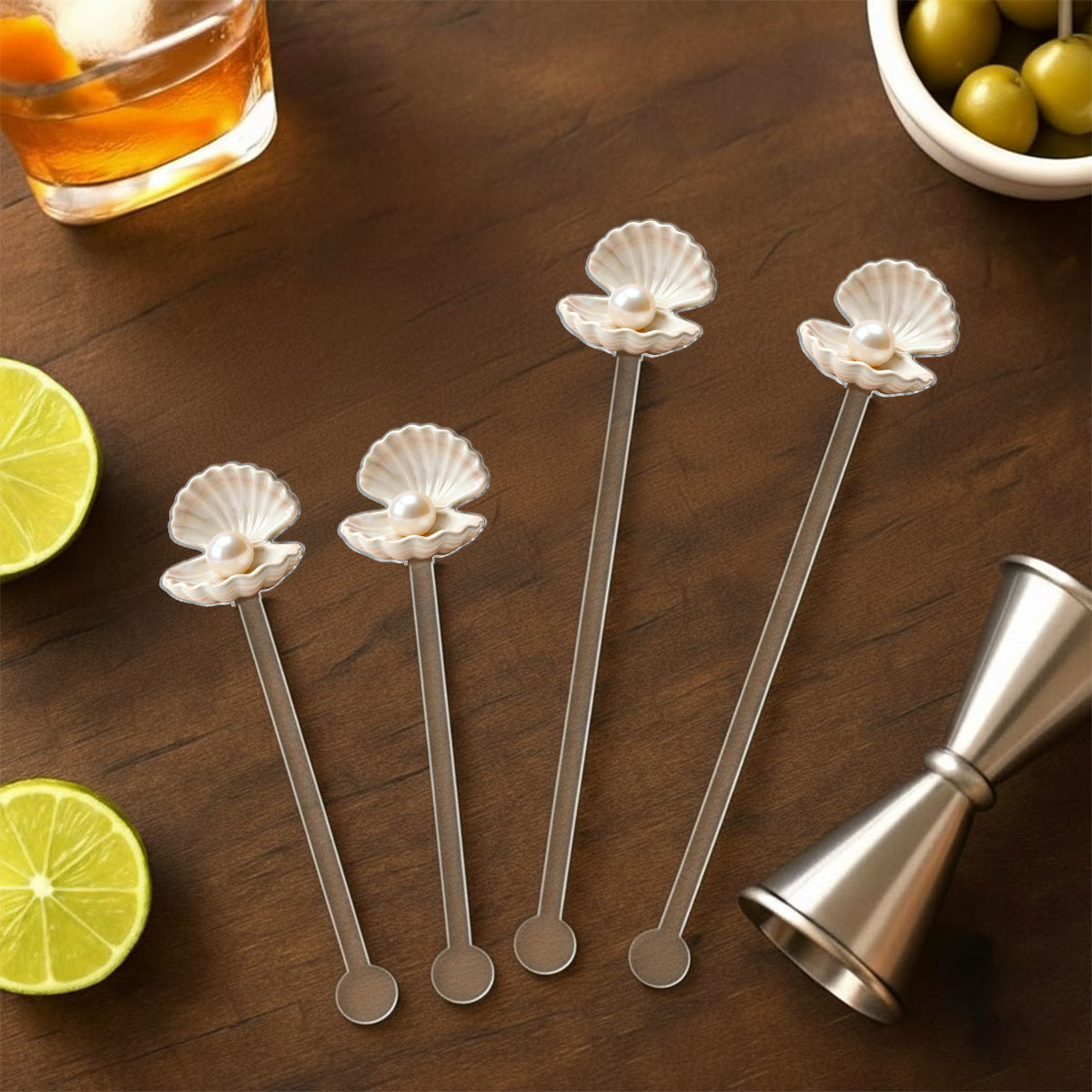 Couple Turtle - Personalized Turtle Set Accent Mug with Acrylic Stirrers