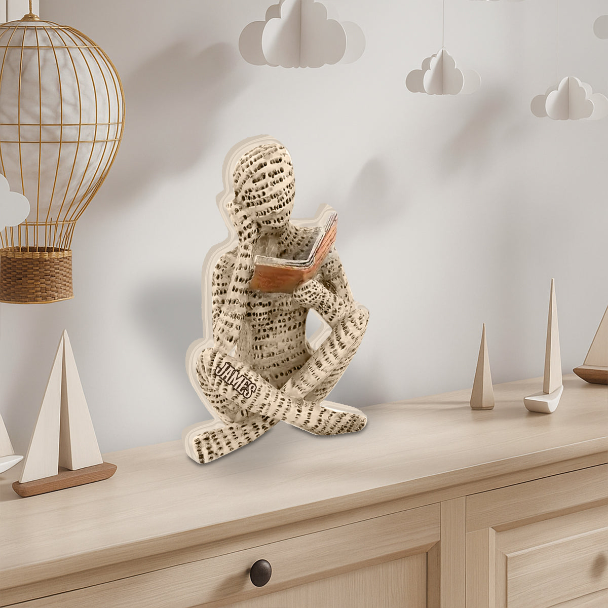 I Just Want - Personalized Book Custom Shaped Wood Plaque