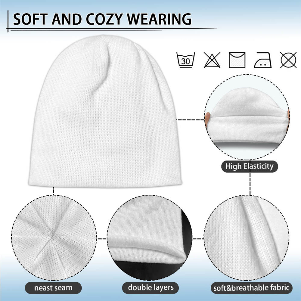 Dog Mom Heart - Personalized Dog Beanie Hat