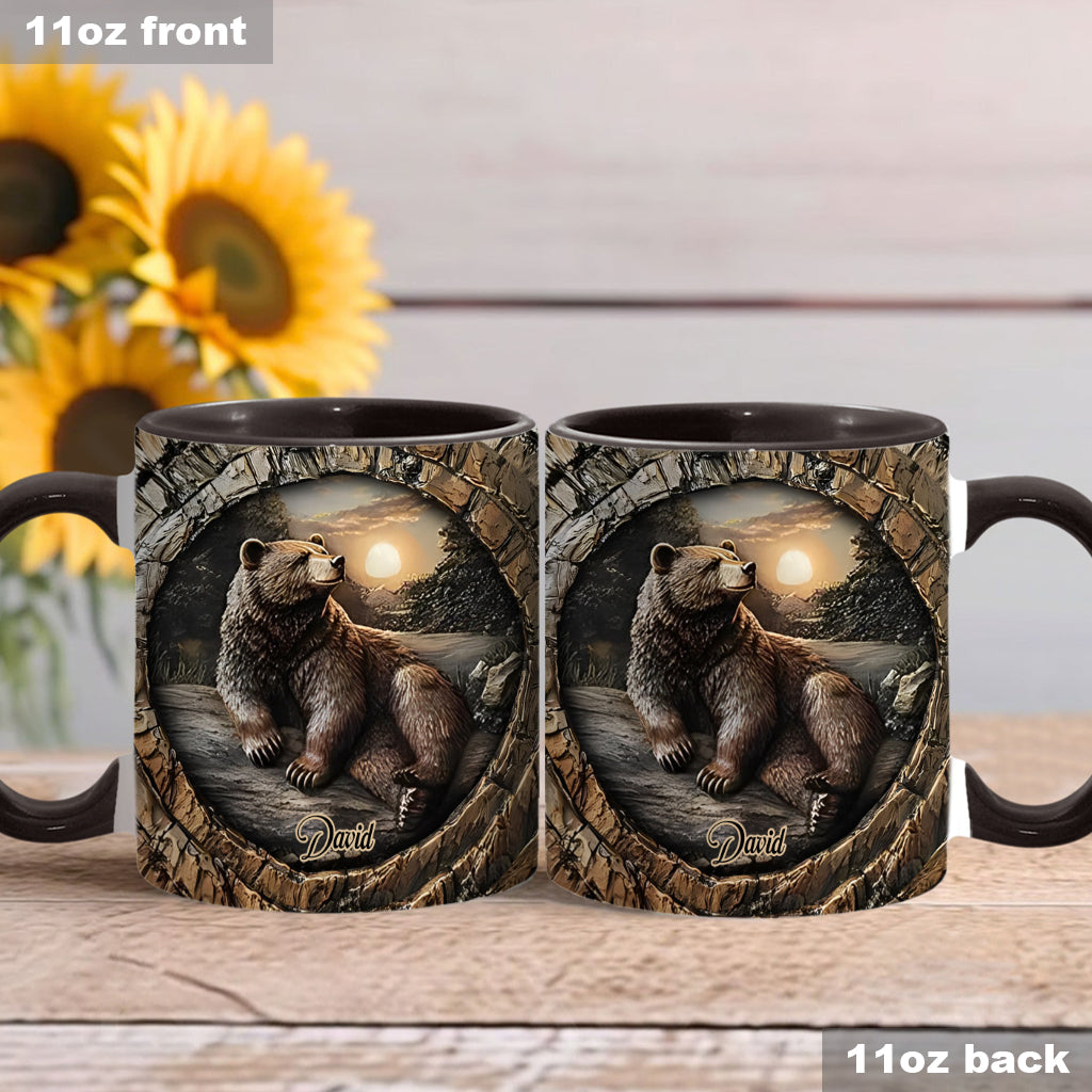 Strong Bear - Personalized Hunting Accent Mug
